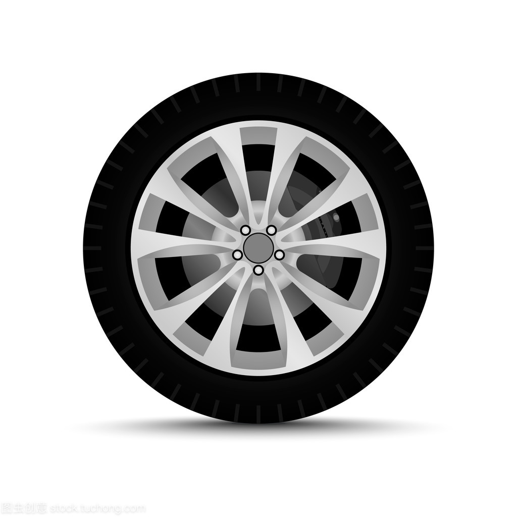 轎車輪轂。設置