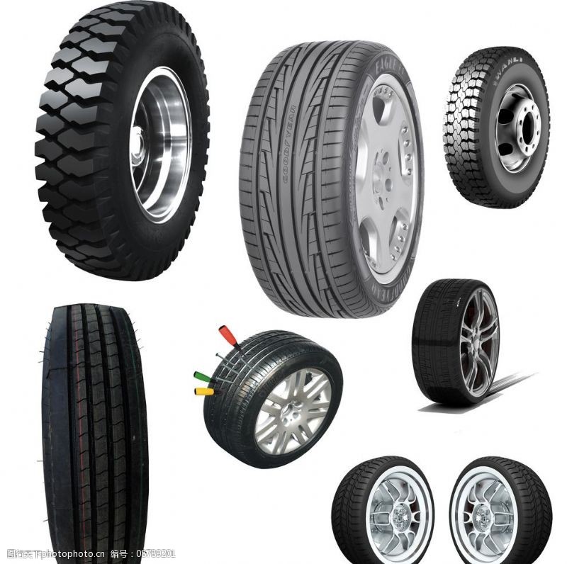 汽車輪胎 類型、結構與視覺素材概覽